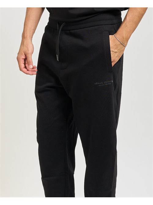 Men's Armani Exchange jogger pants with logo ARMANI EXCHANGE | XM001299-AF20934UC001